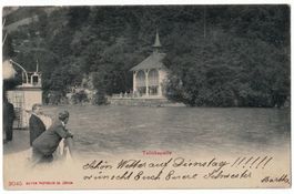 Tellskapelle aus dem Schiff, animiert, gelaufen 1906