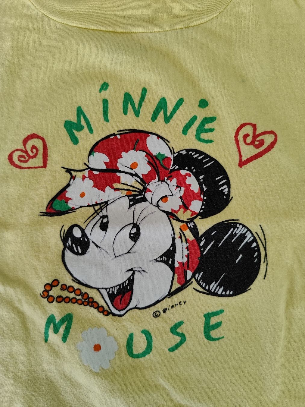 H&M Blusen, T-Shirts & Tops: T'Shirt Gr.80, Minnie Mouse, hellgelb H&M – Gebraucht aus Madiswil von marmotte63 2