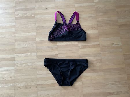 Bikini Speedo Schwarz Lila Grösse 140