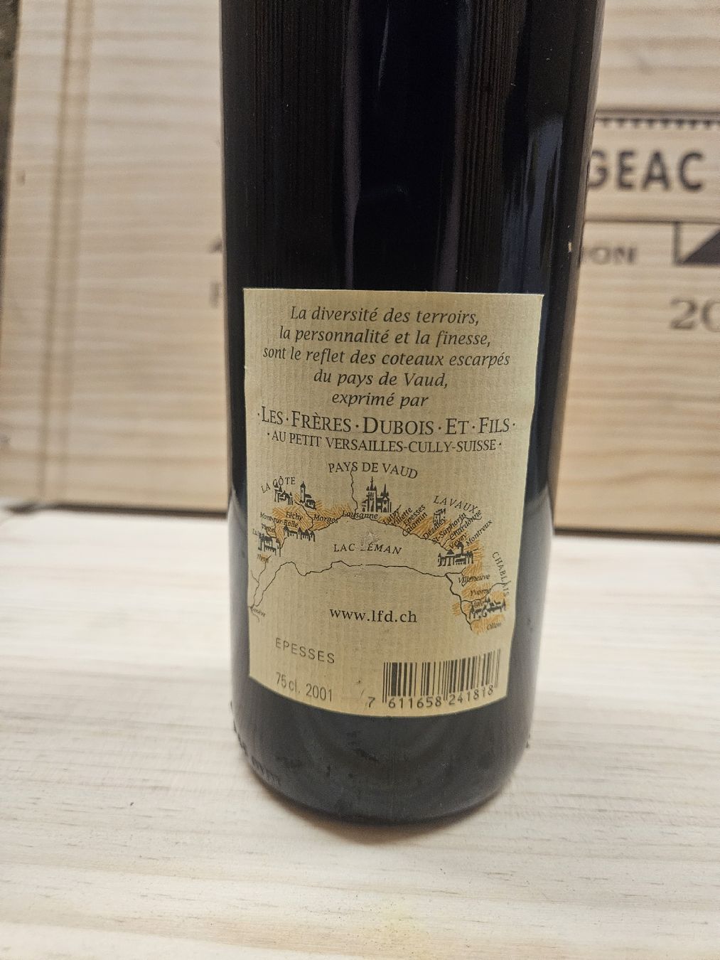 Wein: Caves du petit Versailles Epesses 2001 – Neu und originalverpackt aus Zofingen von WouterSamwel 1