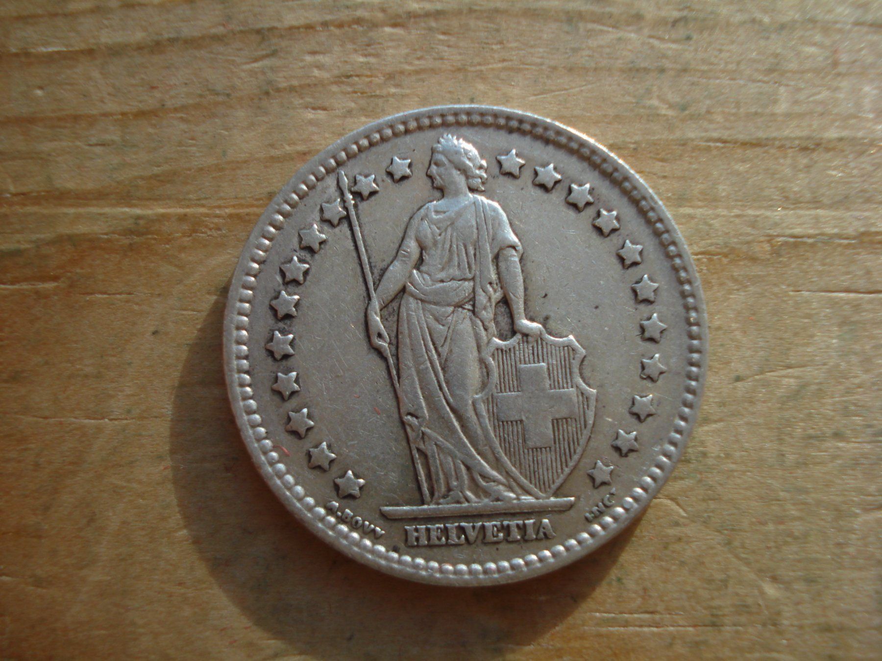 Tutti le monete: (S) 1 Franken 1912  VZ- – Usato da Erlach venduto da Net-Coins 1