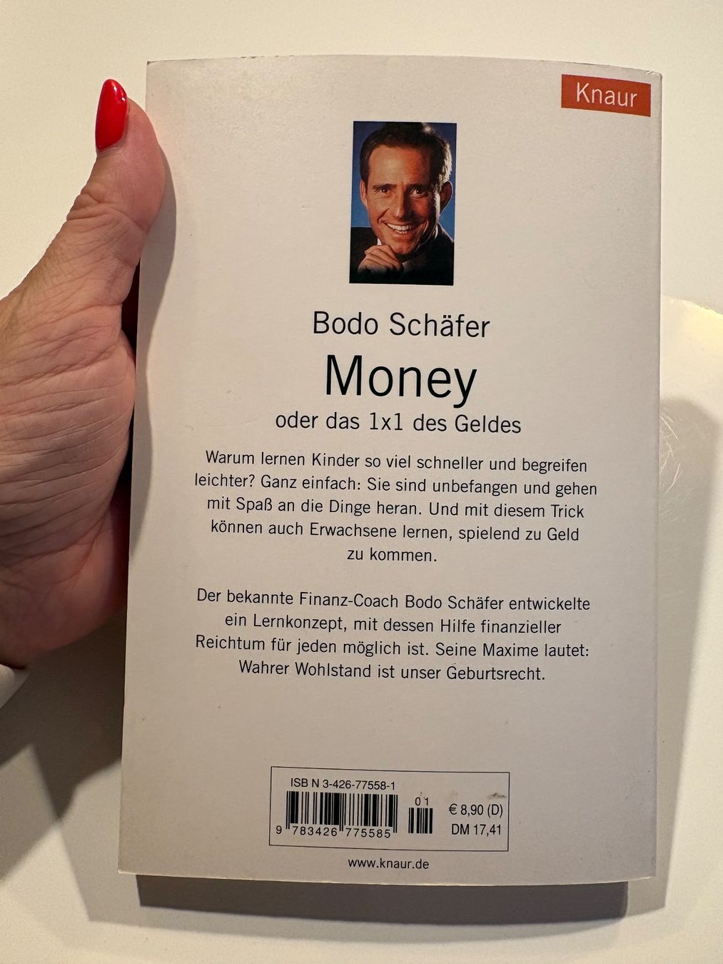 Libri: Bodo Schäfer Money oder das 1x1 des Geldes Buch – Usato da Basel venduto da Tierschutz-Flohmi 1