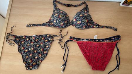 WOMEN SECRET S M - A B /NP75CHF PA Elastan Badeanzug 2+1