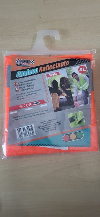 Neu Warnweste Grösse XL Reflektorenweste Sicherheitsweste 3