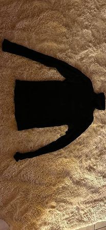 Dunkelblauer / Schwarzer Rollkragenpullover