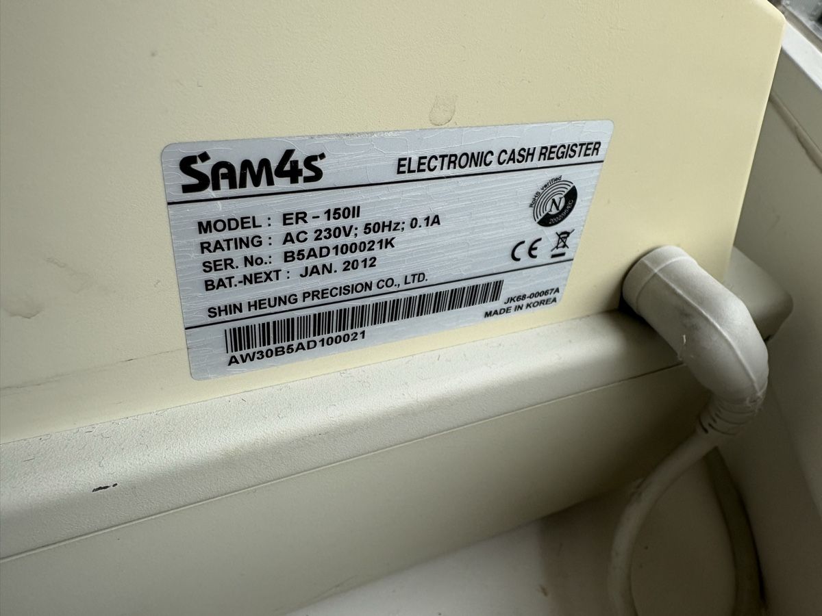 Registratore di cassa: SAM4s ER-150II Registrierkasse – Usato da Hochfelden venduto da Gugi0172 2