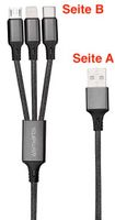 4smarts 4S468745 Ladekabel 2.4A USB-2.0 Typ-A_zu_USB-C+...