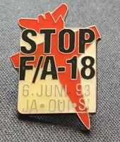 A146 - Pin Stop F/A-18 Schweizer Militär