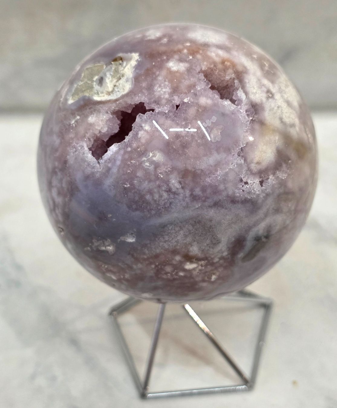 Minerali & Pietre curative: Pink Amethyst Kugel 73mm 506g – Nuovo e nell'imballaggio originale da Matzingen venduto da Shay_Crystalz 1