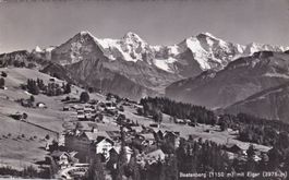 Beatenberg mit Eiger Mönch Jungfrau 1962
