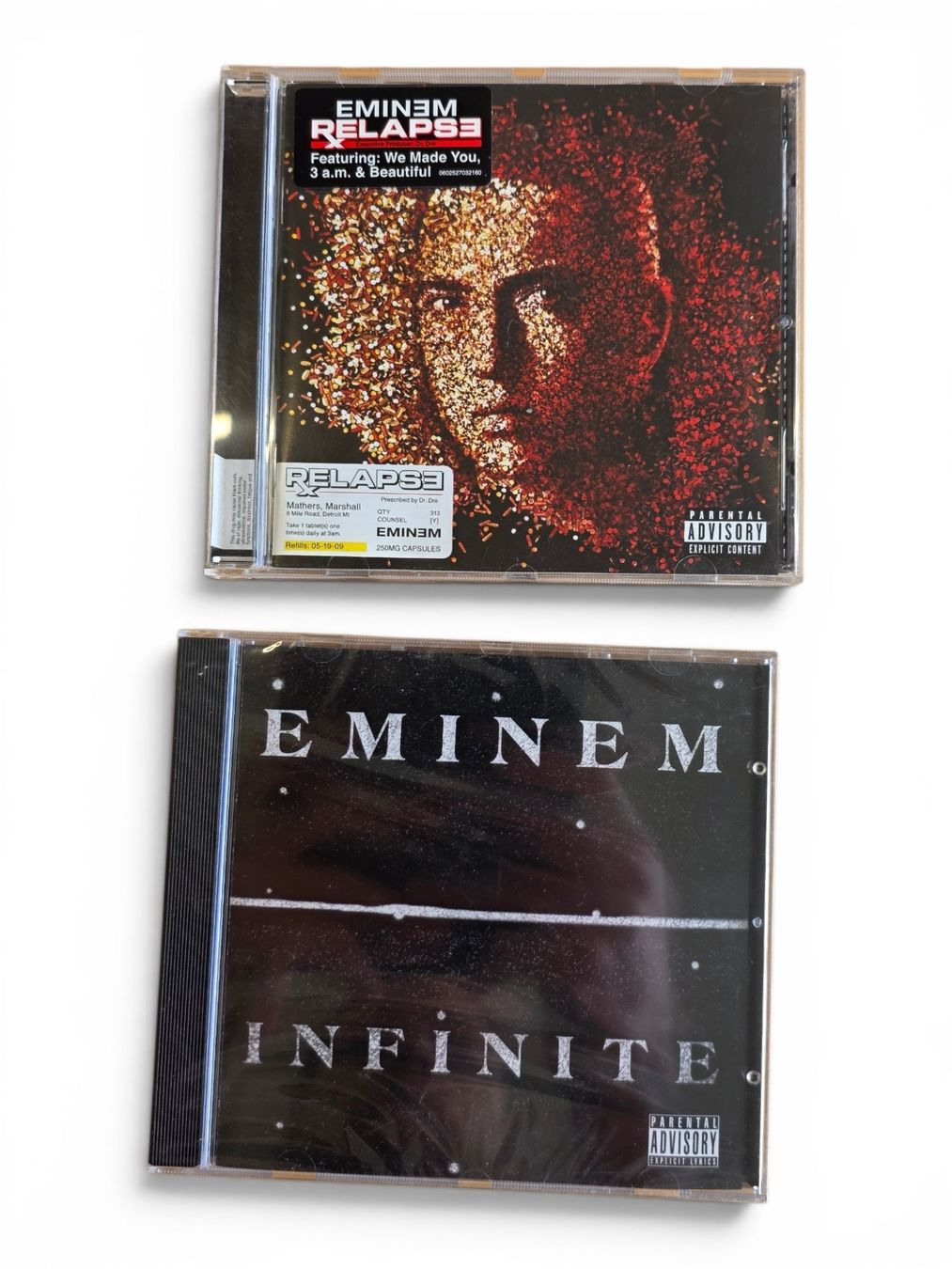 CD: Eminem Relapse & Infinite (OVP) CDs  – Usato da Rieden AG venduto da RuvensBrocki