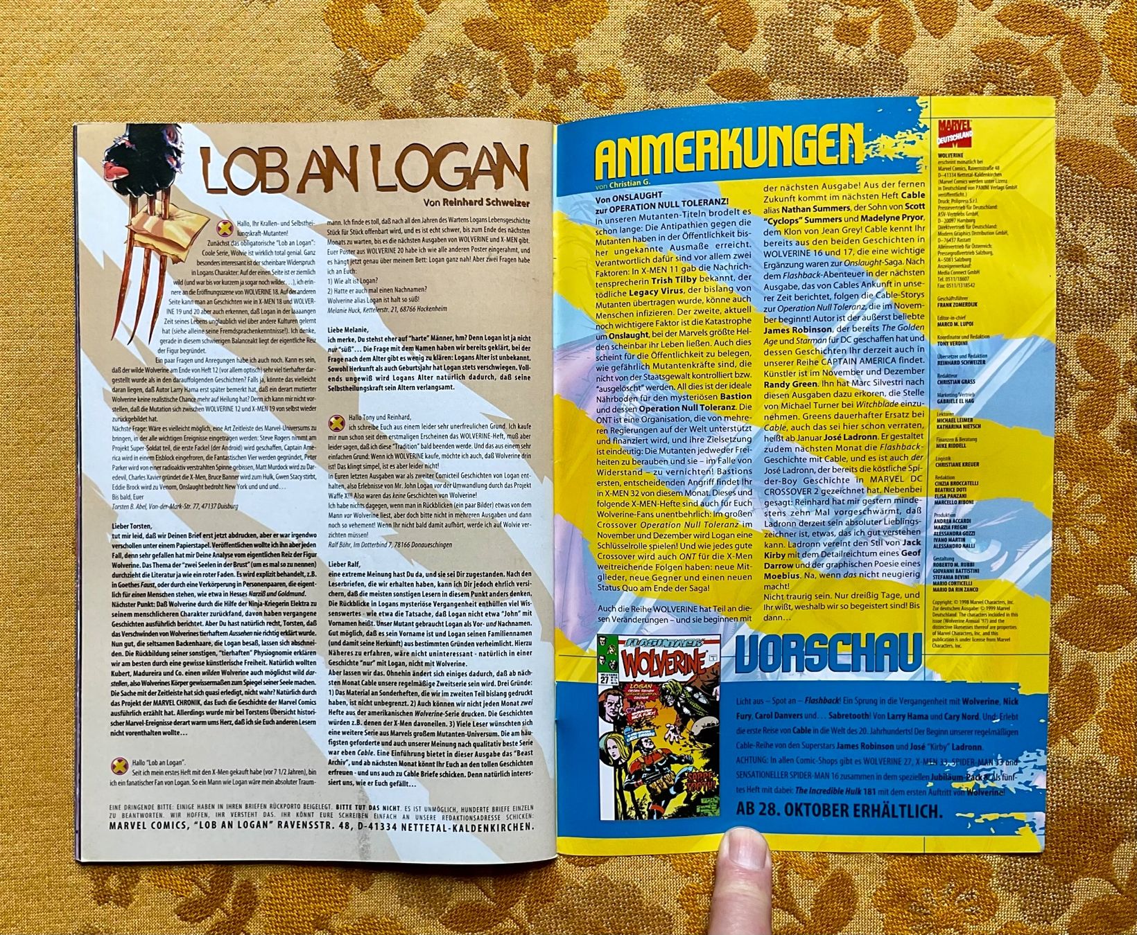 Fumetti: Wolverine Heft Nr 26 von 1999 – Usato da Endingen venduto da nathan05 8