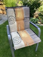 Gepflegte Gartenstuhl-Kissen, 6 Stück, mit Tasche