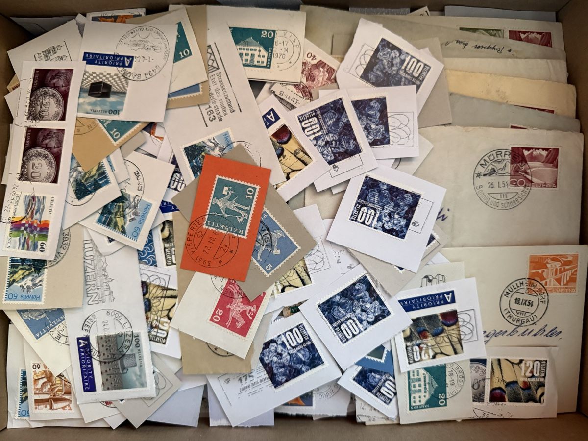 Alle Briefmarken: Briefmarkensammlung Schweiz knapp 1.5 Kilo – Gebraucht aus Affoltern am Albis von jonas1009 4