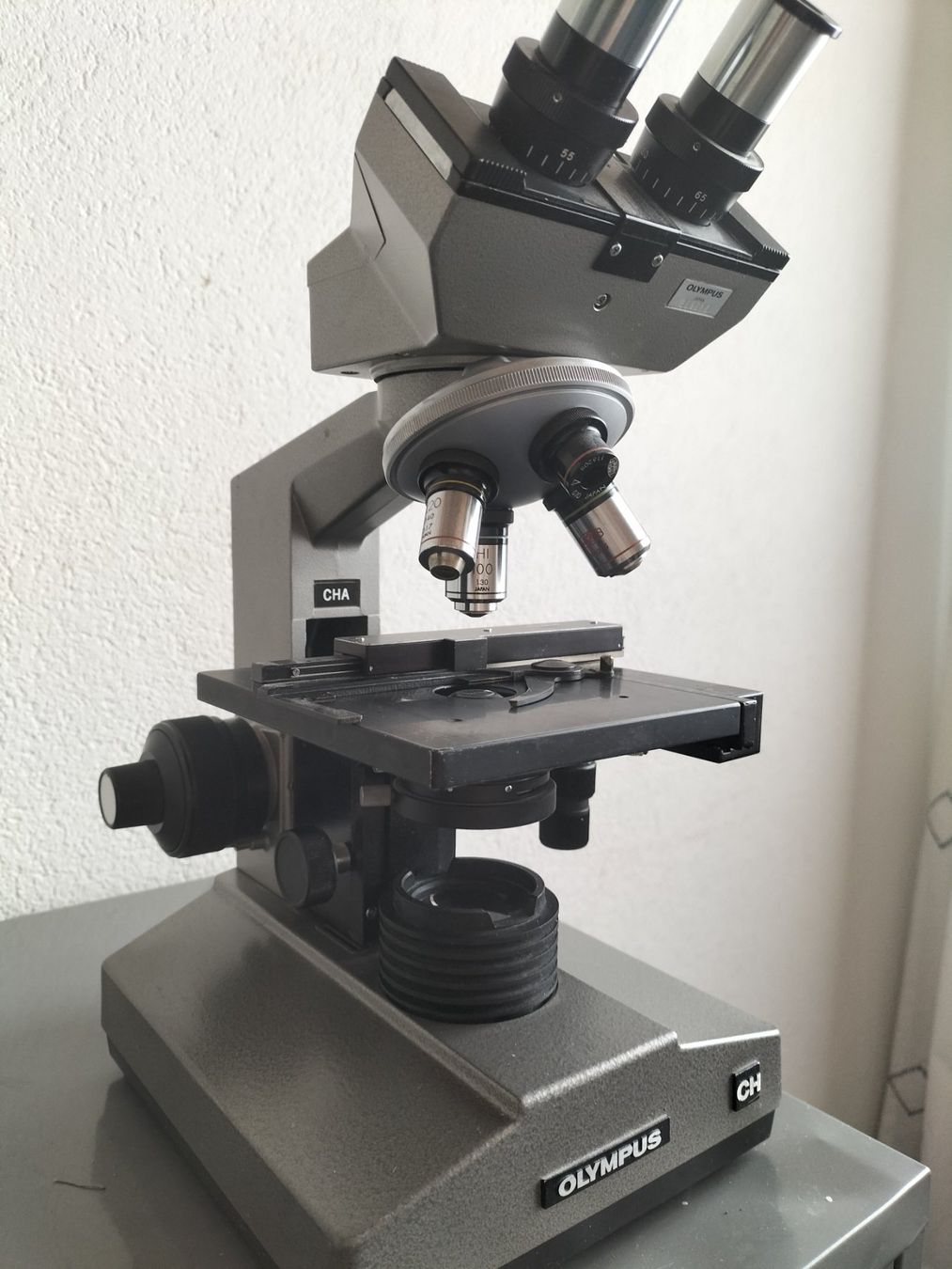 Microscopi: Mikroskop Olympus CHA binokular – Usato da Langenthal venduto da jaskno66 1