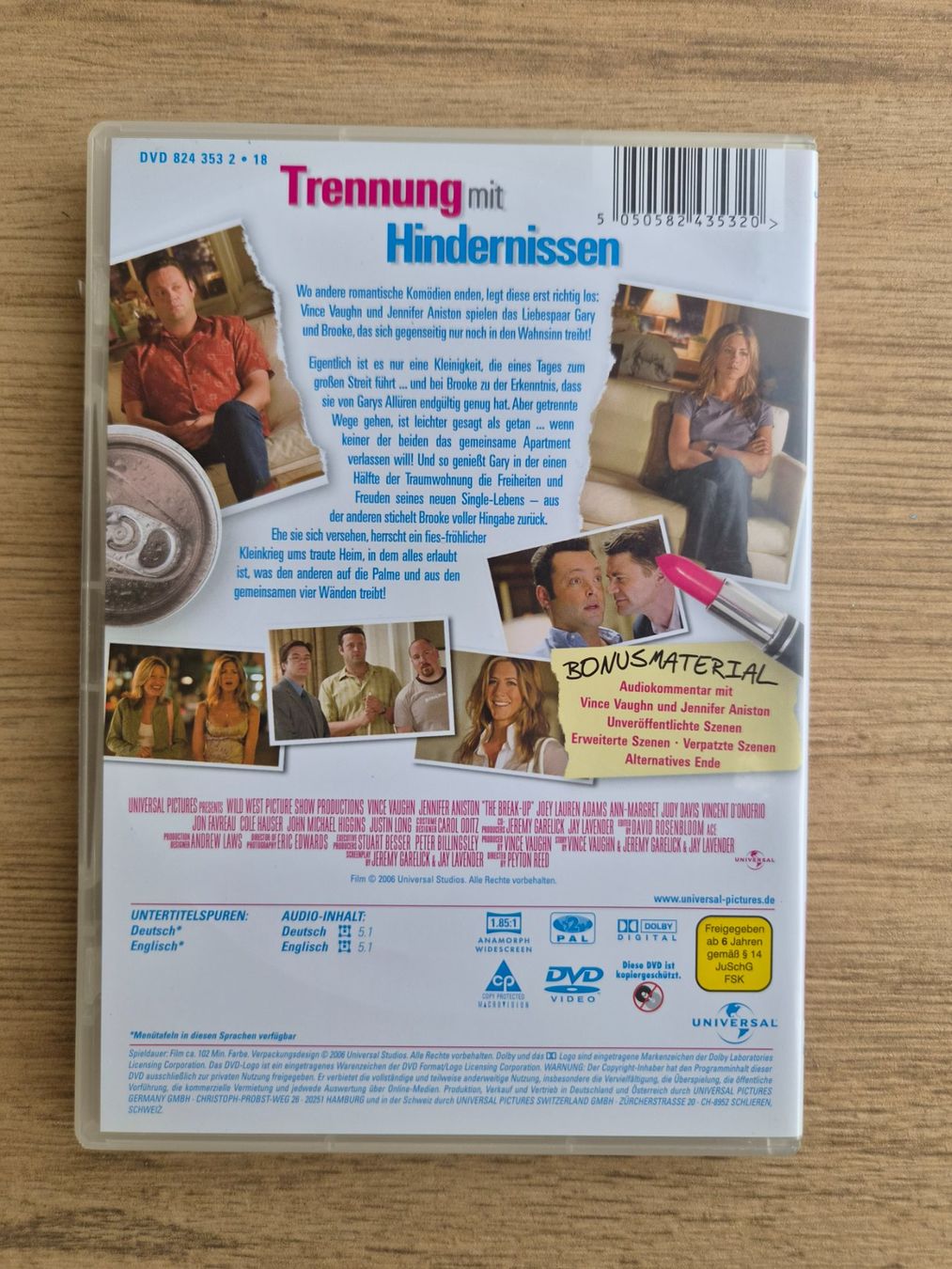 Tutti i DVDs: DVD "Trennung mit Hindernissen" – Usato da Diegten venduto da herala 1