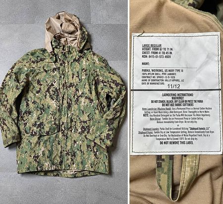 originalen US Navy Working Parka Type III im AOR2