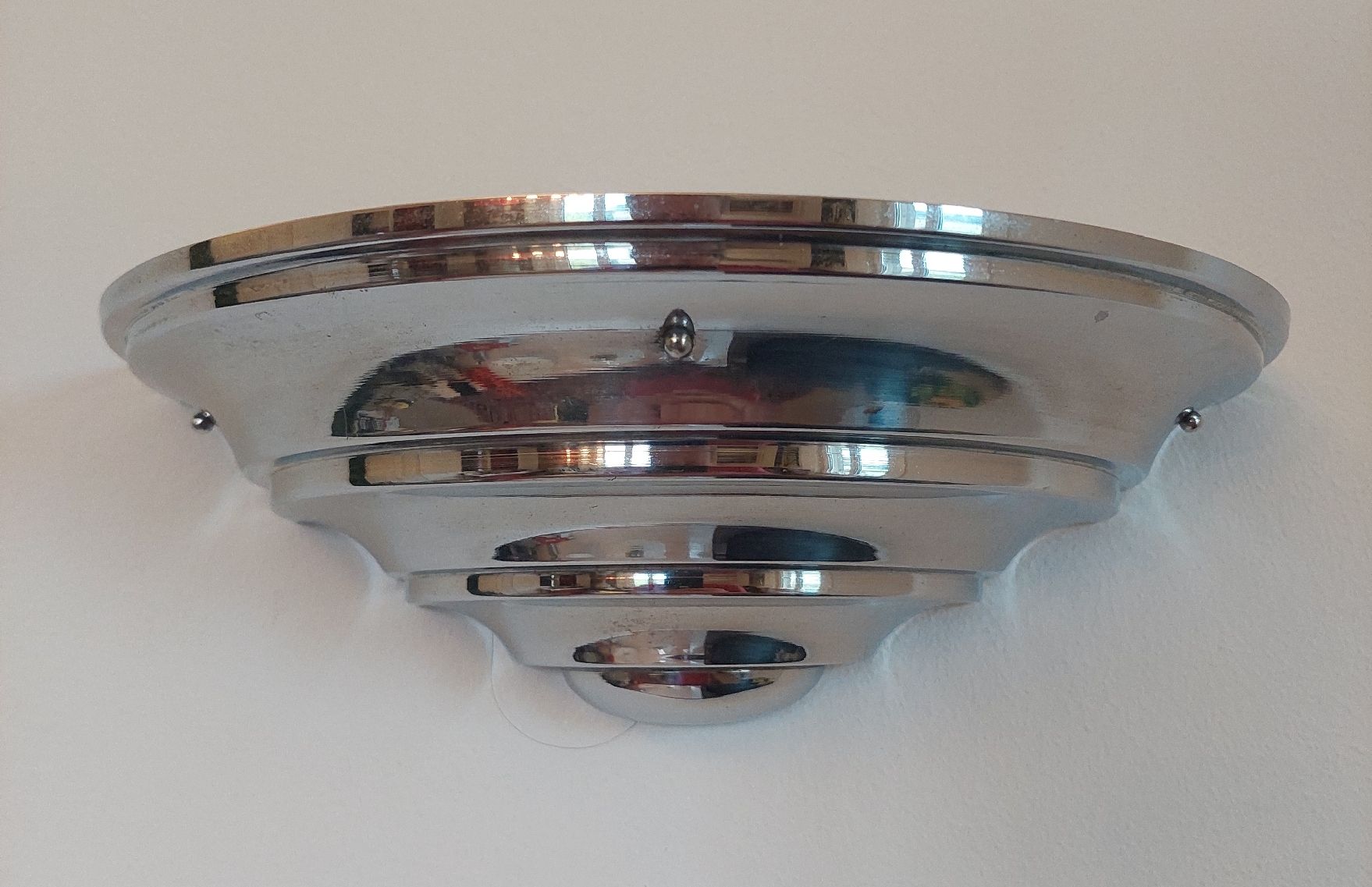 Lampade: Art-déco Wandlampe Chrome – Usato da Ipsach venduto da jpbo 2