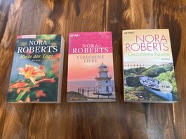 Nora Roberts Romane 3 Stck. guter Zustand