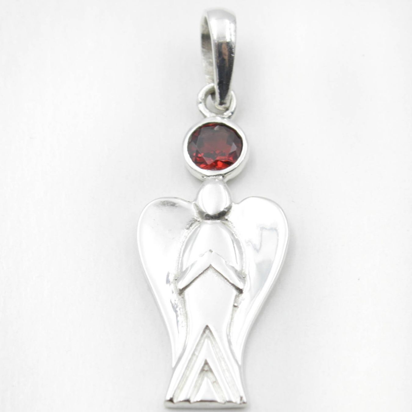 Ciondoli: Engel Granat Anhänger Silber 925 Schutzengel  L Rot – Nuovo e nell'imballaggio originale da Bad Salzdetfurth venduto da Weltenbummler-Shop 2