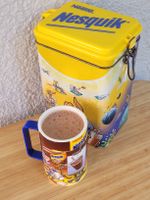 💛💙 Vintage NESQUIK Vorratsbehälter/Tasse Ornamin 90er