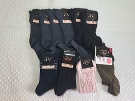 NEU! 10x Socken Damen Mix Grösse One Size (35-42)