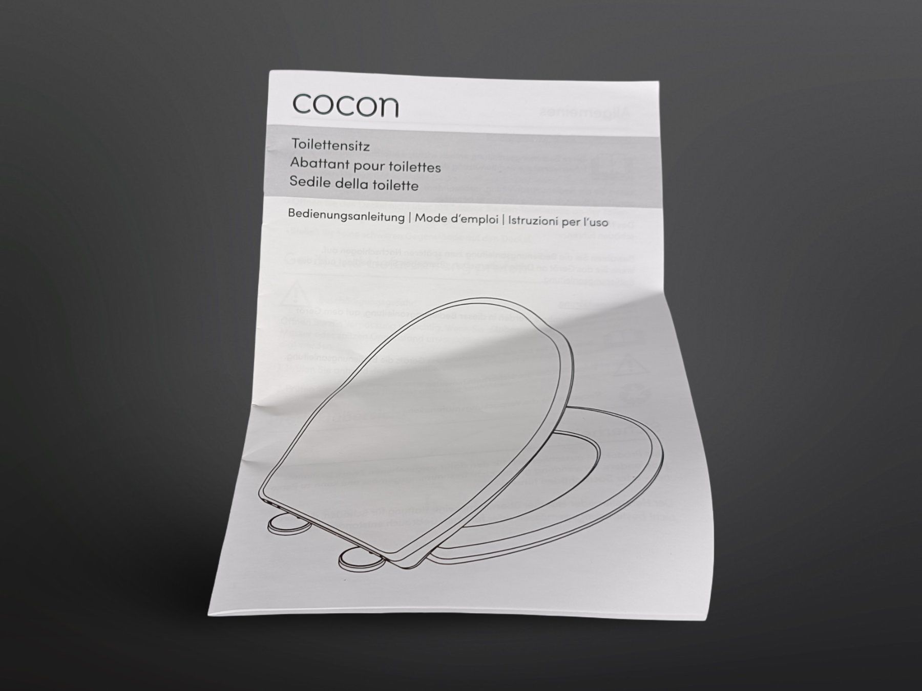 WC: COCON Toilettensitz mit Absenkautomatik – Neu (gemäss Beschreibung) aus Suhr von Restwert_Suhr 6