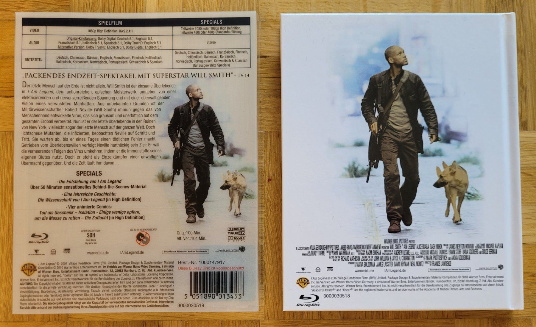 Tutti i DVDs: I AM LEGEND - LIM.PREMIUM COLLECTION BLU-RAY – Usato da Arbon venduto da Wizle 3