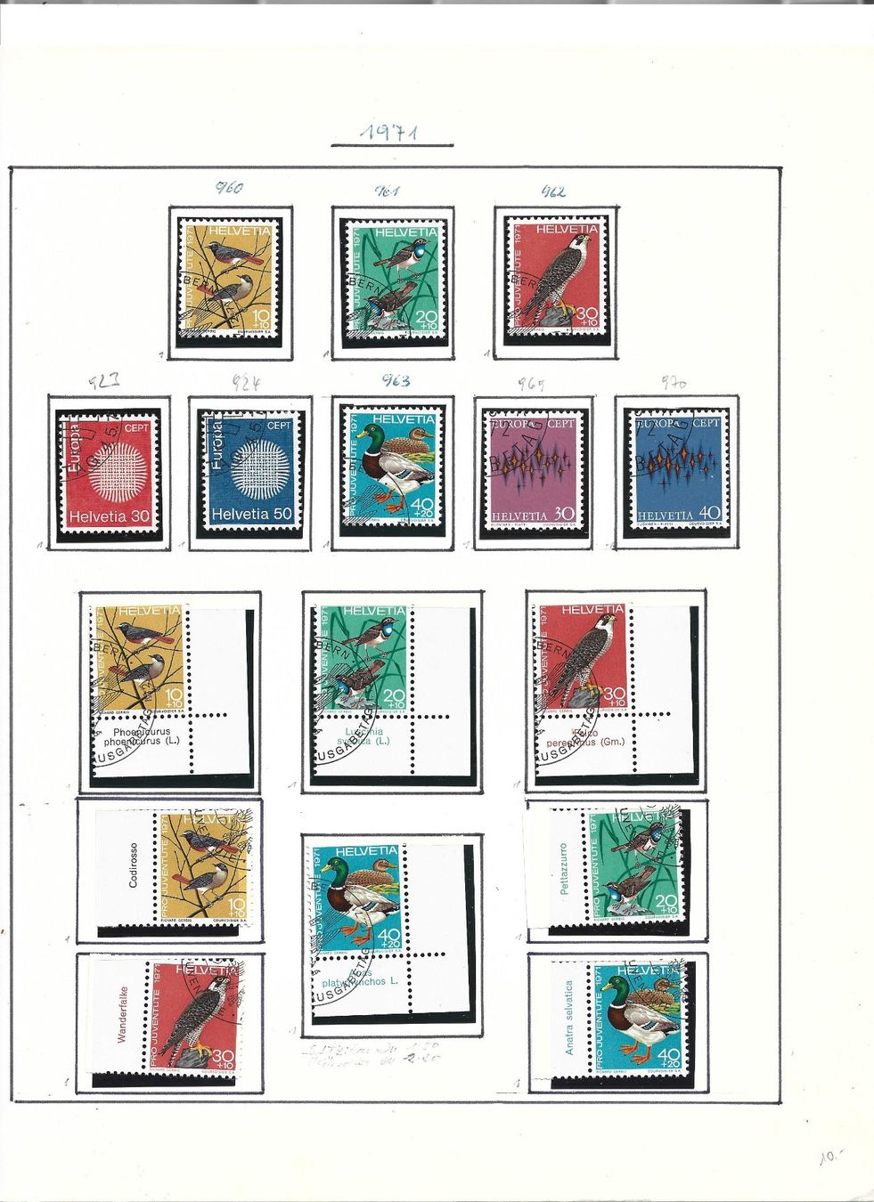 Tutti i francobolli: timbres poste, divers série – Usato da Delemont venduto da toutdubon11 4