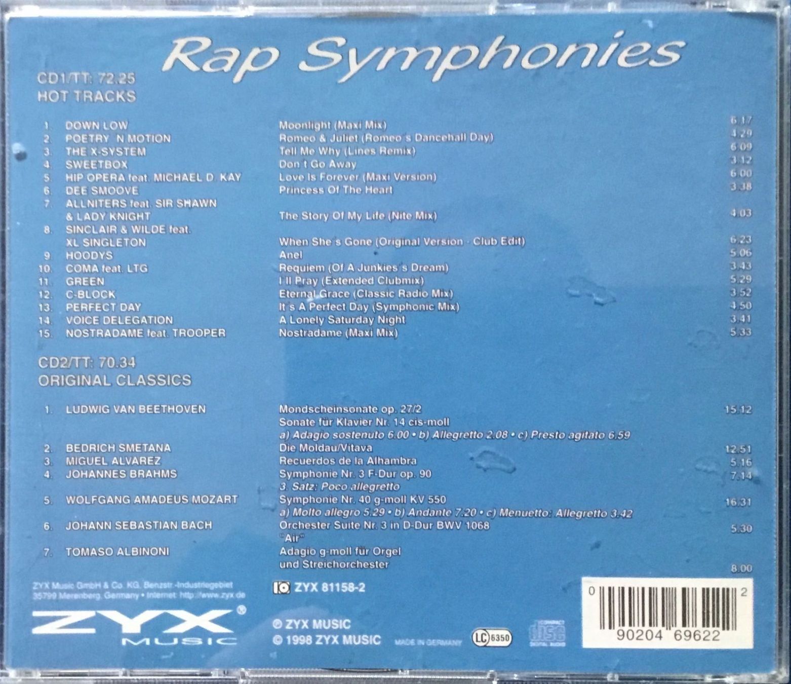 CD: (2CD) Rap Symphonies – Usato da Serneus venduto da kowalsky1 1