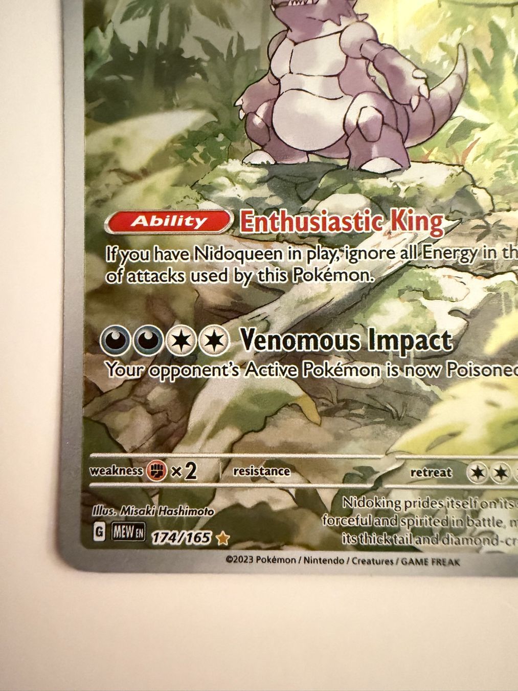 Pokémon Carte collezionabili: Nidoking (MEW 174) – Usato da Biel/Bienne venduto da SeeLoewe55 5