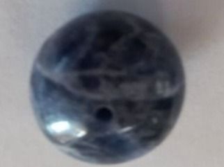 Pietre preziose: 6 Stk. Sodalith Steine D:14mm Breit ca.9mm – Nuovo e nell'imballaggio originale da Winistorf venduto da acreativ2 2
