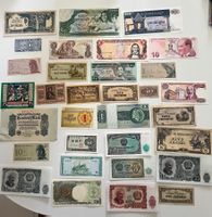 Diverse historische Geldscheine Noten