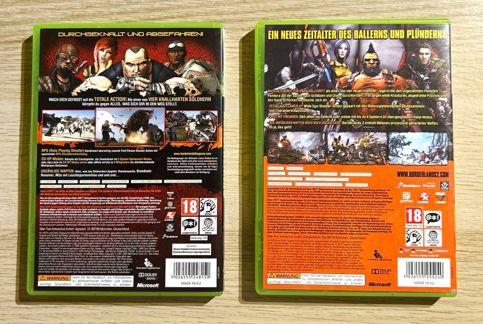 Microsoft Giochi: Borderlands + Borderlands 2 Xbox 360 – Usato da St. Gallen venduto da Alpine.Arcade 1