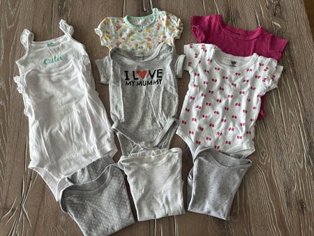 👼🏻🍼Body Set Sommer ☀️☀️Gr. 62, 9 Stück Sommerbodies