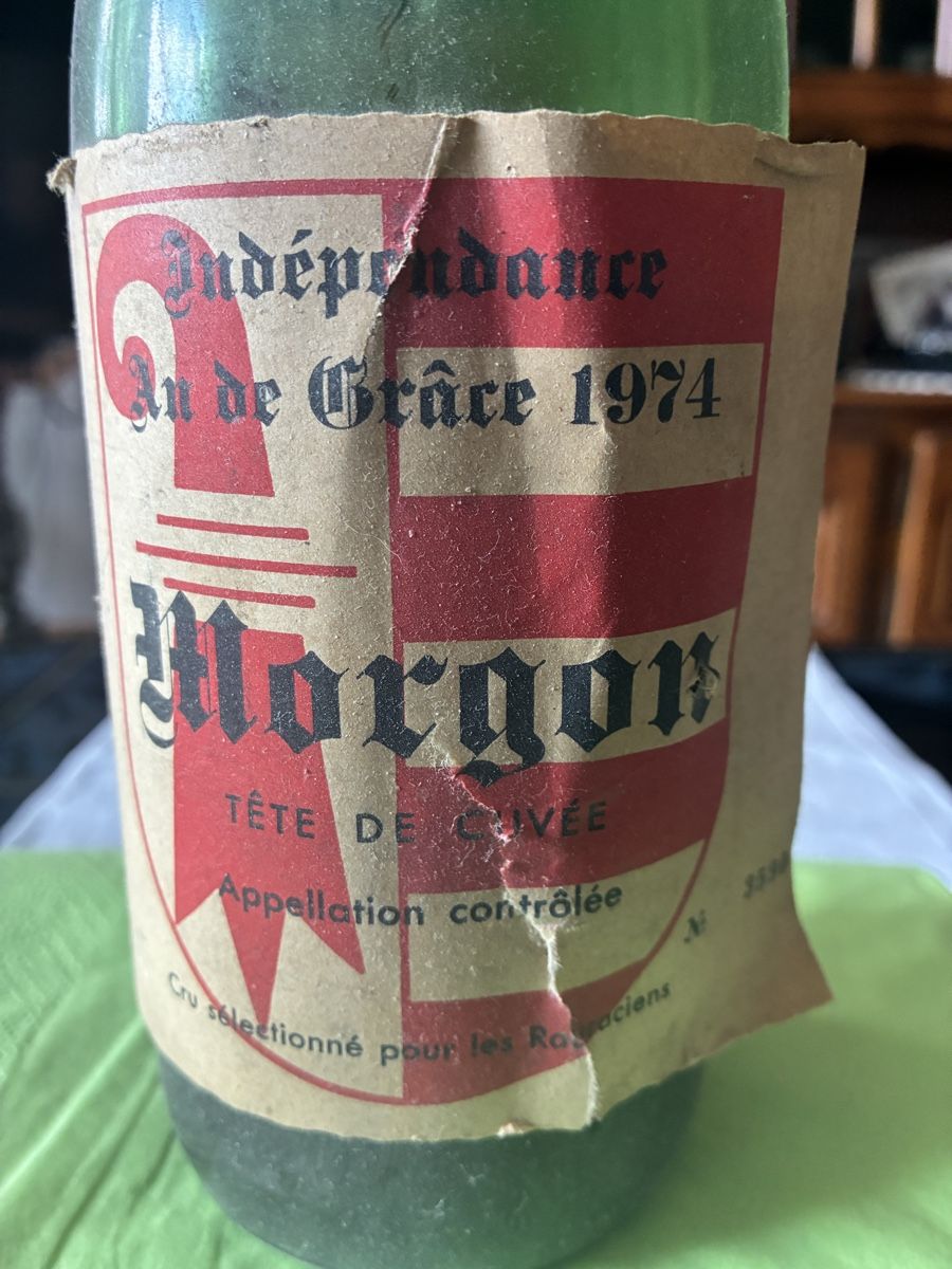 Vino: Morgon 1974  – Difettoso da Alle venduto da patriiiiick 1
