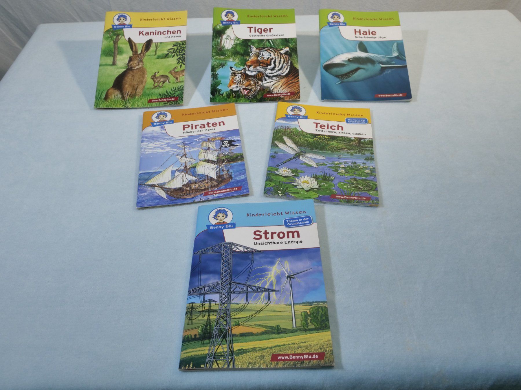 Bücher: Lot:6 verschiedene Büchlein: Benny Blu – Gebraucht aus Lustmühle von Glatisant