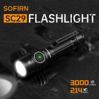 Neu: Sofirn SC29 mit 3000 Lumen inkl 21700 Akku mit 5000mAh