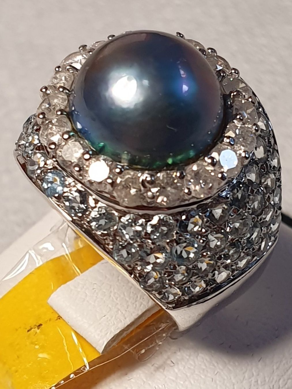 Anelli: Blauperle Ring Diamanten Aquamarine – Nuovo (secondo la descrizione) da Zürich venduto da Benedikt21 2