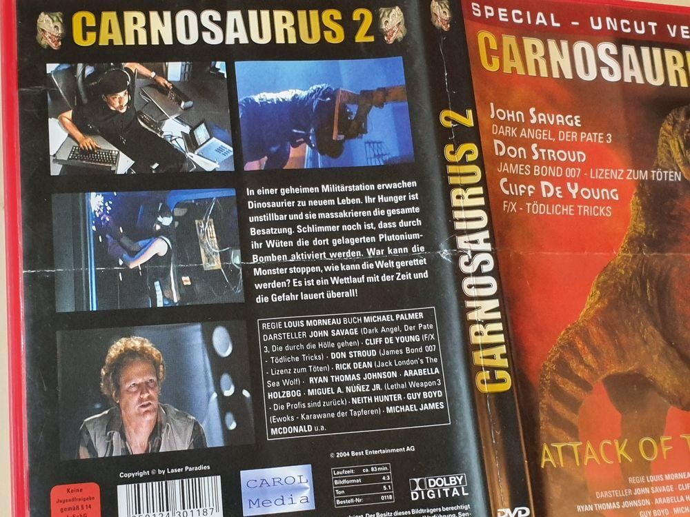 Tutti i DVDs: Carnosaurus 2 Attack of the Raptors – Usato da Basel venduto da mgn_ft72 3