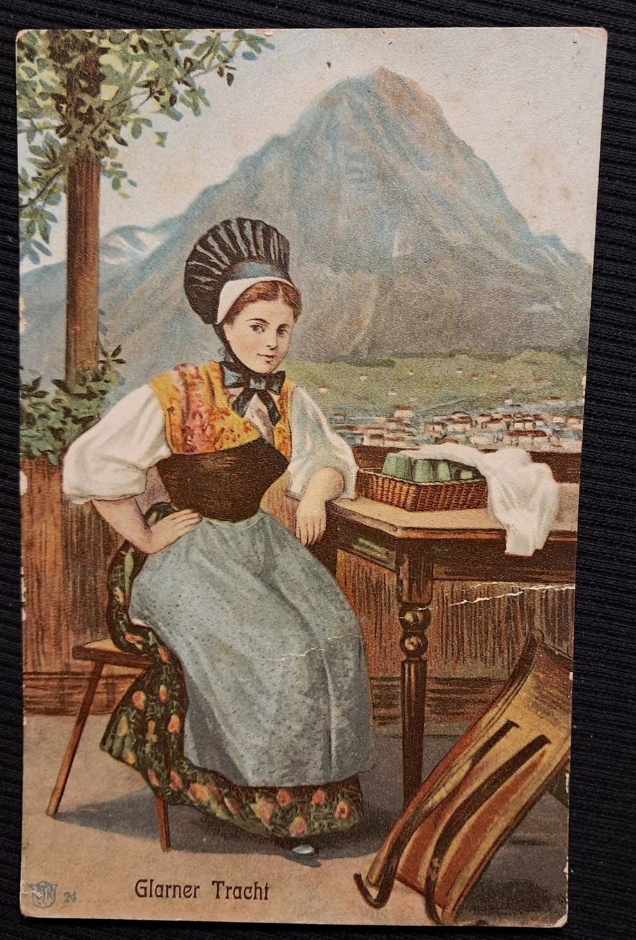 Cartoline postali: GLARNER TRACHT – Usato da Ponto Valentino venduto da giorgia06