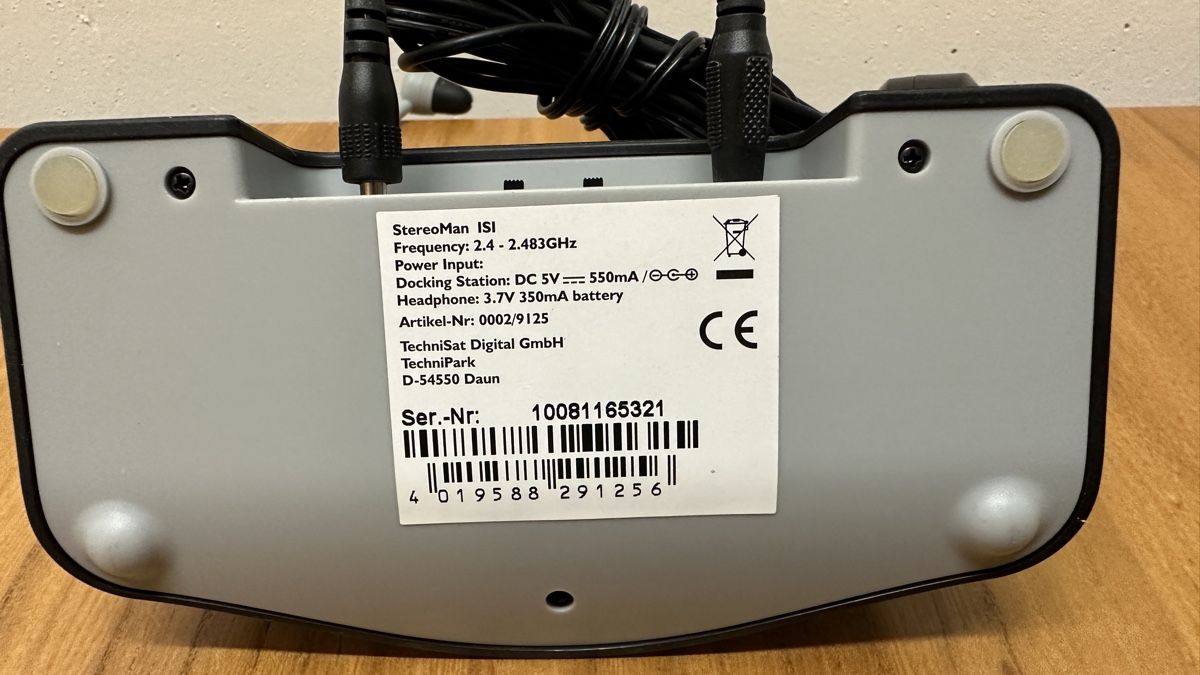 Cuffie: TechniSat StereoMan ISI TV-Kopfhörer – Usato da Uster venduto da Rtvburkhardt 3