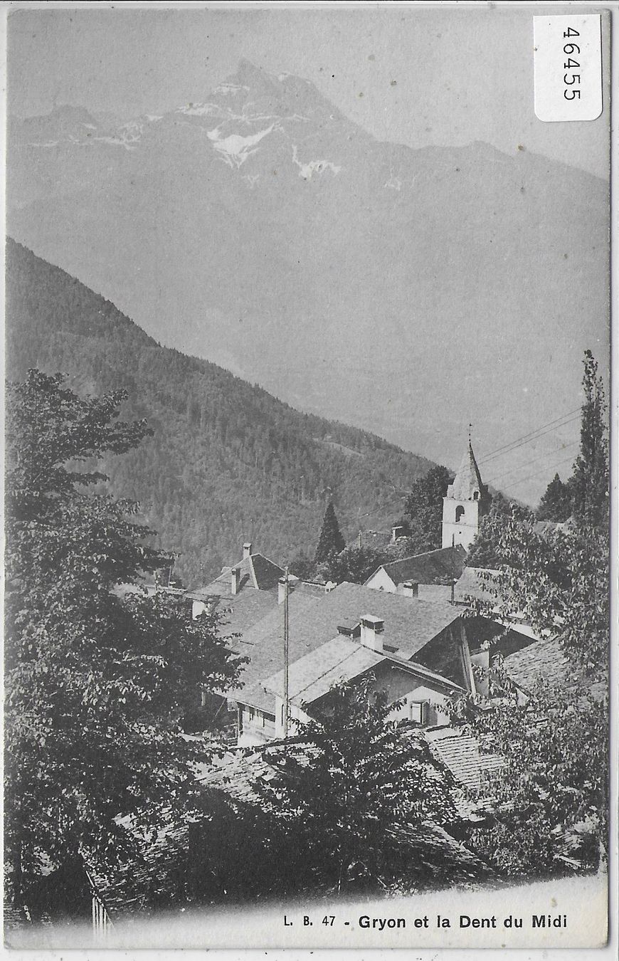 Cartoline postali: Gryon et la Dent du Midi – Usato da Ettingen venduto da Kartenplanet