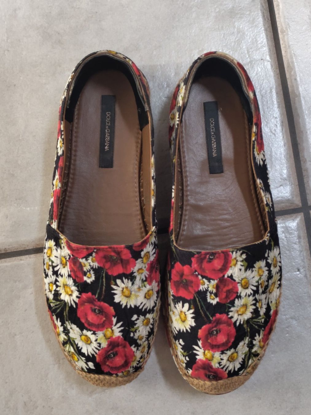 Dolce & Gabbana Scarpe da donna: Dolce & Gabbana Espadrilles mit Blumen Gr. 39 – Usato da Arbon venduto da Franca1979 3
