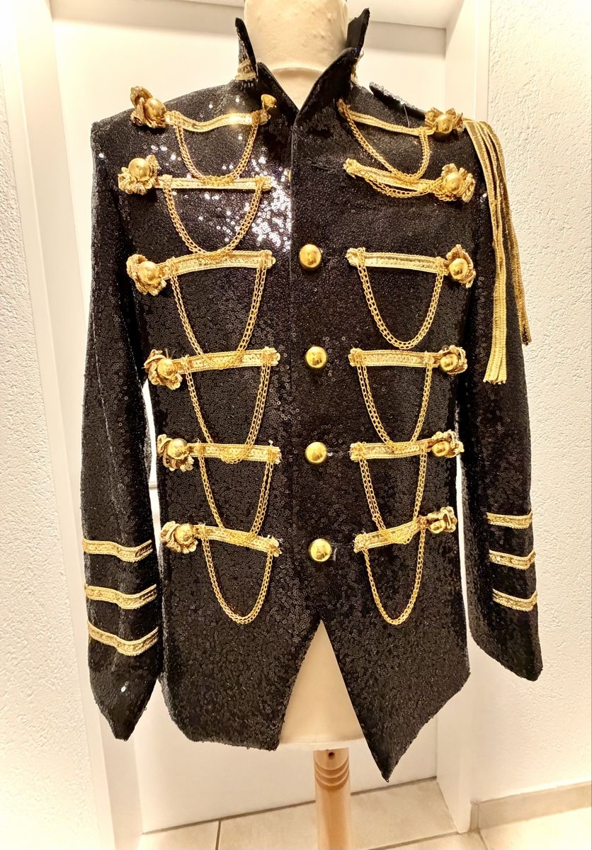 Jacken: Jacke Pailletten schwarz gold – Neu und originalverpackt aus Laufen von jimknopf061 1