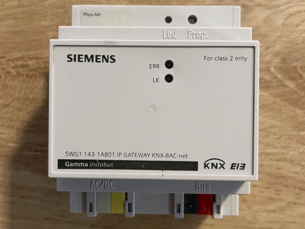 IP Gateway KNX / BACnet Siemens (Gebraucht) in Amriswil für CHF 30 ...