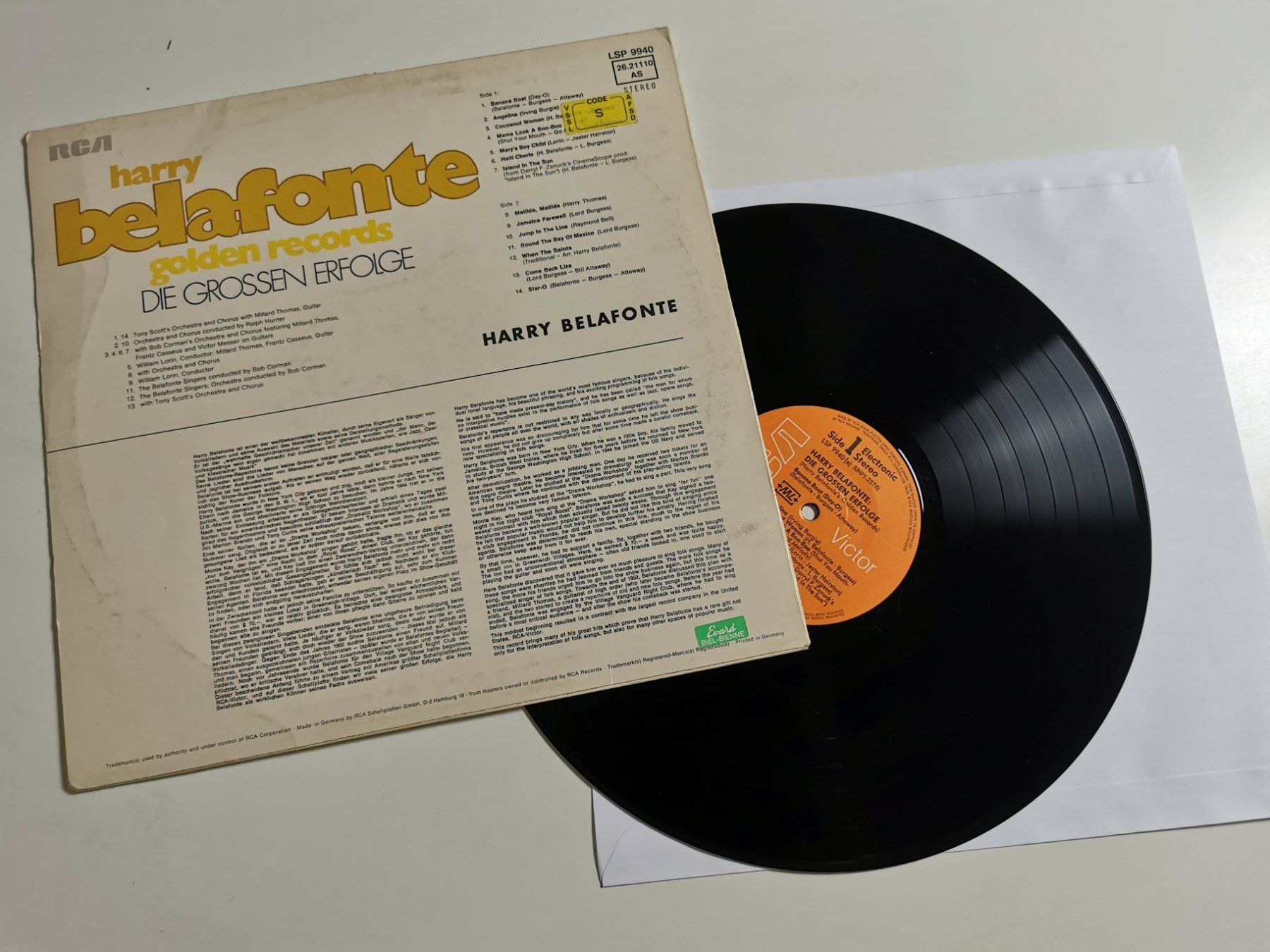 Dischi in vinile: Harry Belafonte - Golden Records – Usato da Grafenried venduto da Jukebox70 1