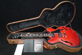 Gibson ES-335 Memphis Satin Antique Cherry matt lackiert