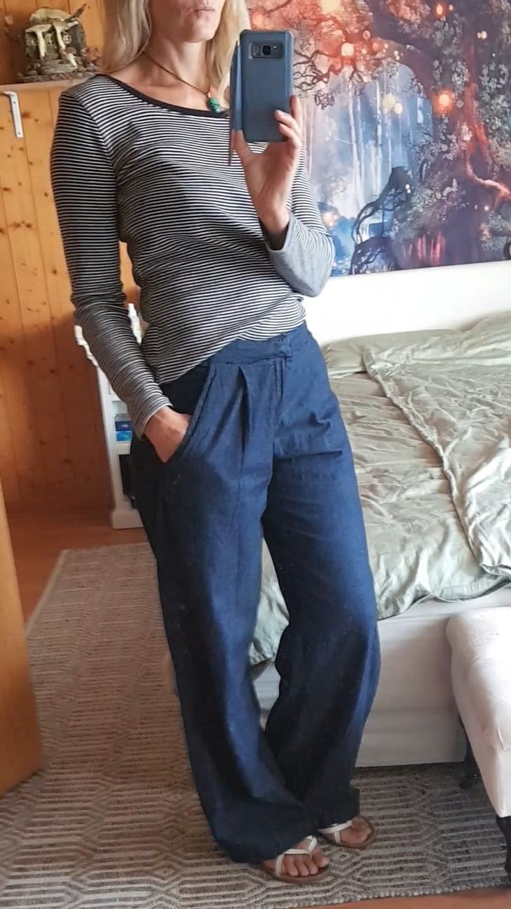Pull&Bear Jeans: Wide Leg Jeans Pull & Bear Gr 36 – Usato da Menznau venduto da Valinor