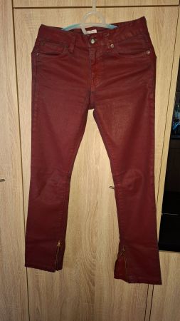 Edwin Damenhose, bordeaux, Grösse 27, Top Zustand!